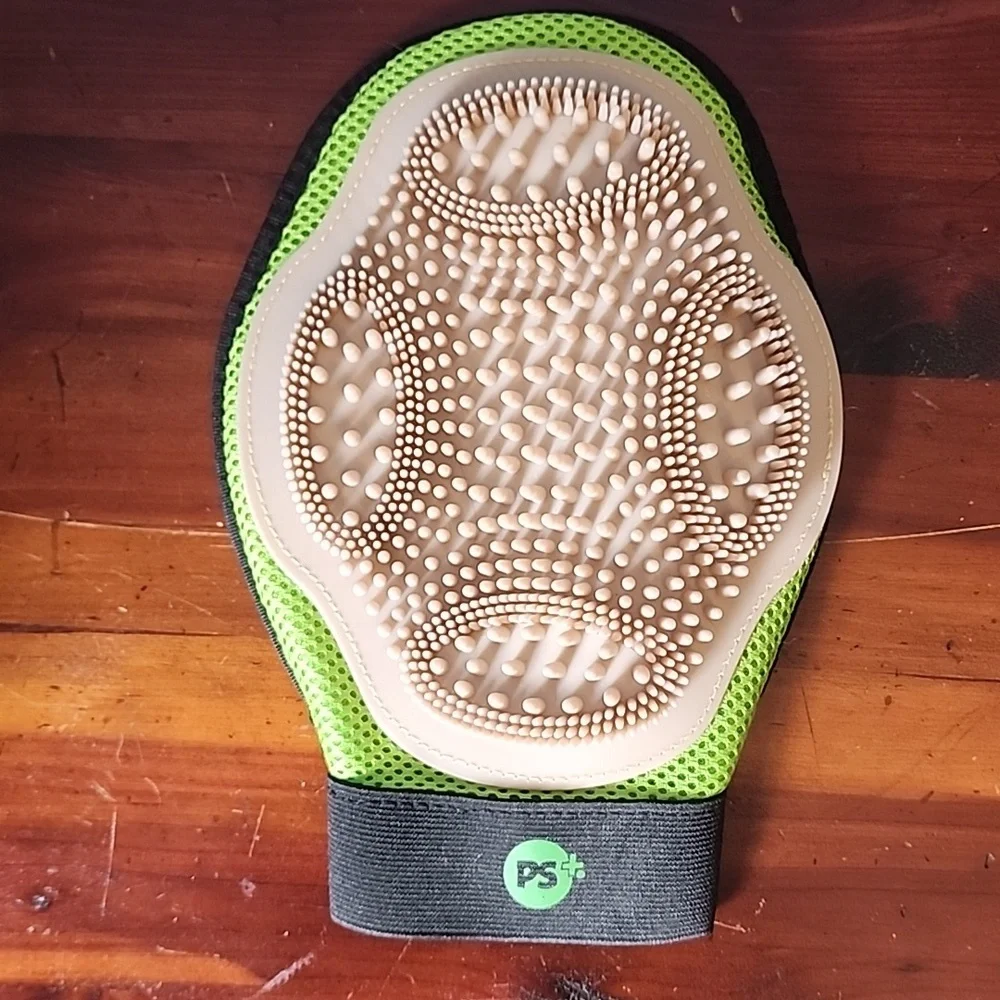 Pet Grooming Brush Mitt PS+
